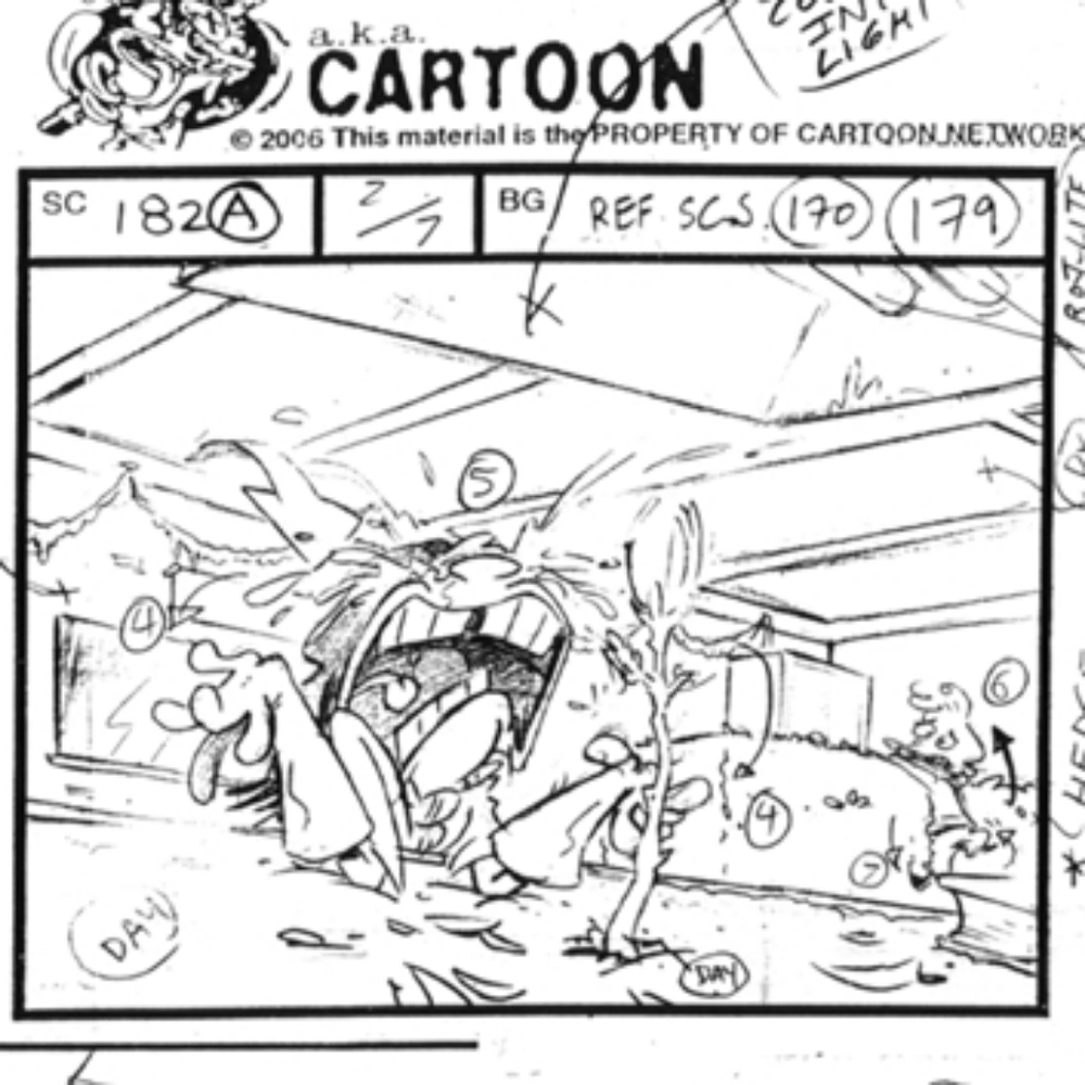EEnE "Botanical Room Revelations" Storyboard Sequence Copy W/original DrawnCover
